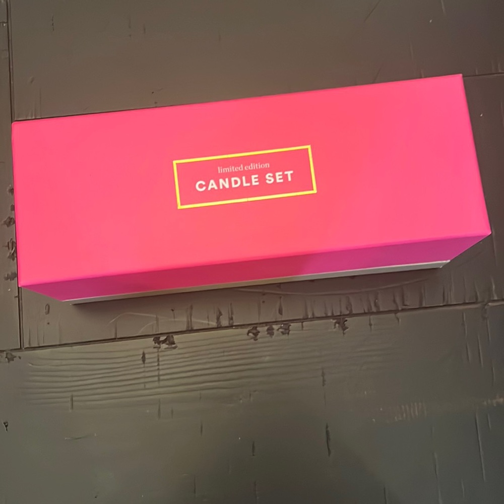 Candle set - vanilla scented